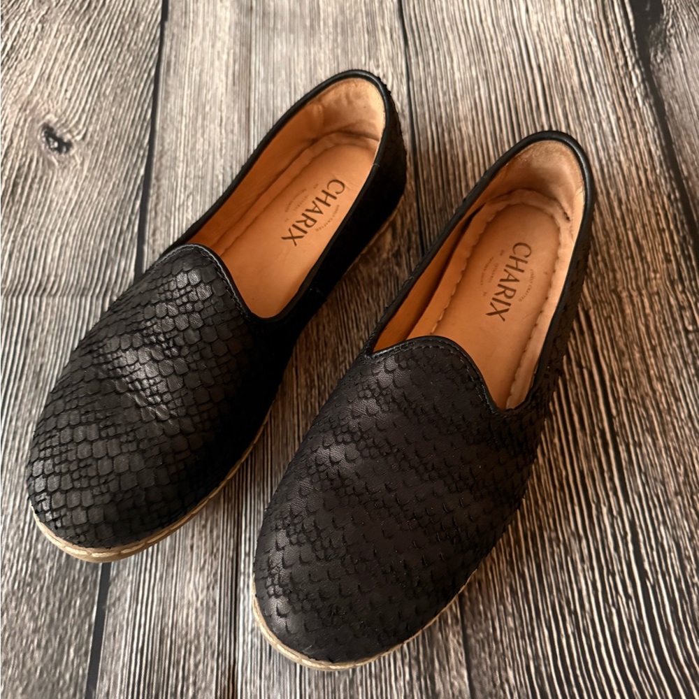 Charix Wild Black Slip-Ons